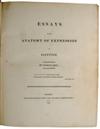 BELL, CHARLES, Sir. Essays on the Anatomy of Expression in Painting.  1806
